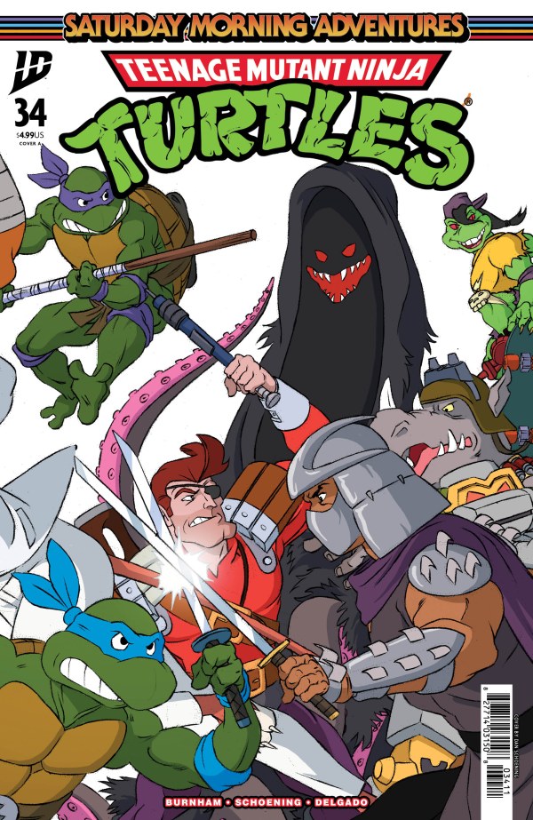 TEENAGE MUTANT NINJA TURTLES: SATURDAY MORNING ADVENTURES #34 MAIN CVR