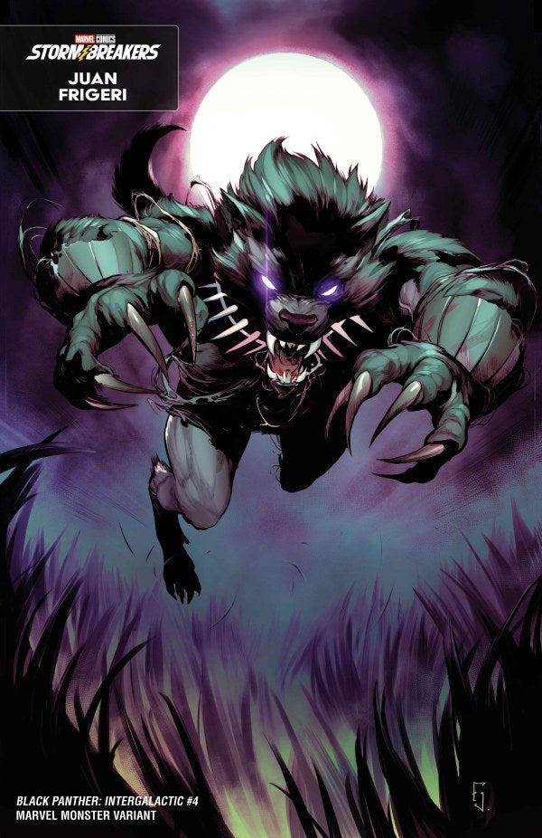 BLACK PANTHER: INTERGALACTIC #4 JUAN FRIGERI MARVEL MONSTER VAR