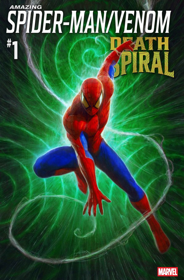 AMAZING SPIDER-MAN/VENOM: DEATH SPIRAL #1 DAVE RAPOZA SPIDER-MAN VAR