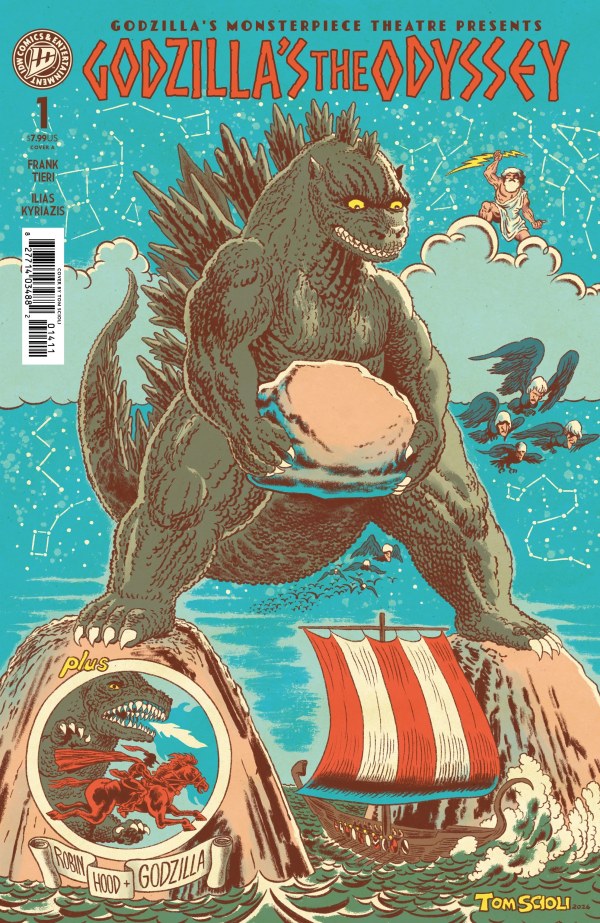GODZILLA’S MONSTERPIECE THEATRE PRESENTS: GODZILLA’S THE ODYSSEY MAIN CVR