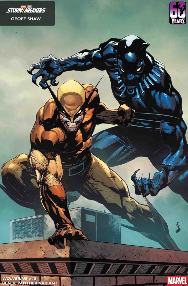 WOLVERINE #15 GEOFF SHAW BLACK PANTHER VAR