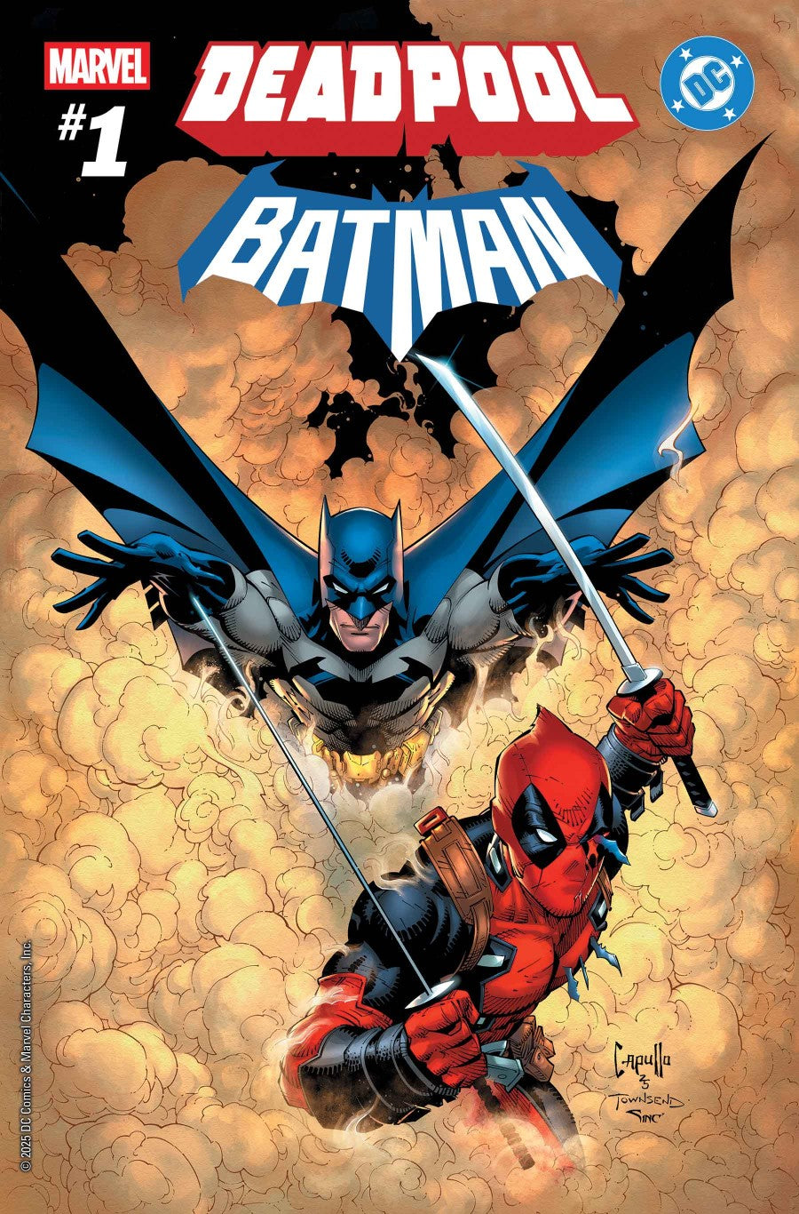 MARVEL/DC: DEADPOOL/BATMAN #1 MAIN CVR