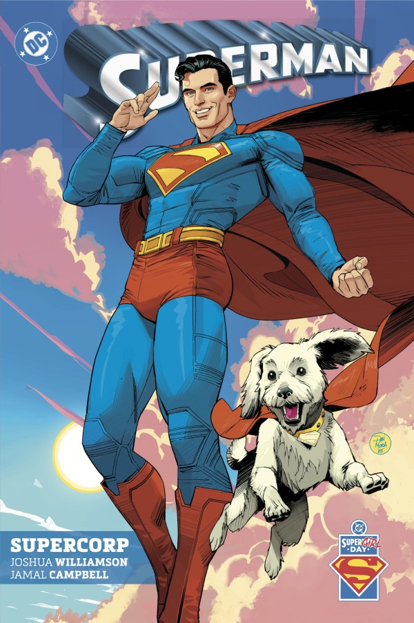 SUPERMAN DAY 2026 - SUPERMAN HC VOL 01 SUPERCORP VARIANT DUST JACKET