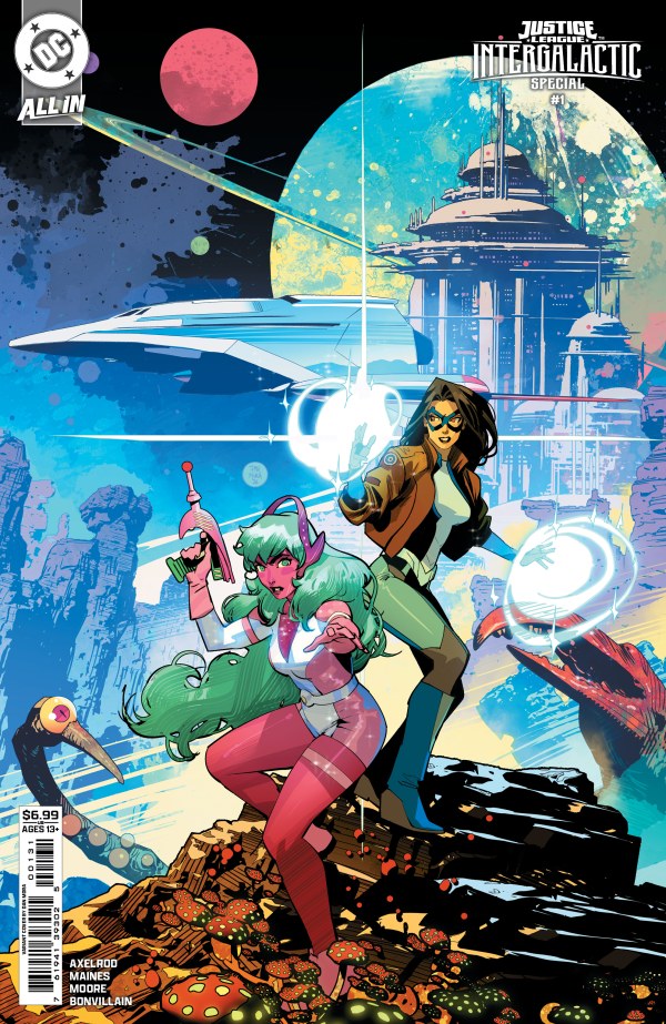 JUSTICE LEAGUE INTERGALACTIC SPECIAL #1 (ONE SHOT) CVR C DAN MORA CARD STOCK VAR