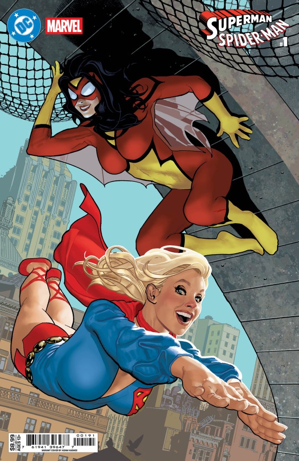 DC MARVEL SUPERMAN SPIDER-MAN #1 (ONE-SHOT) CVR I ADAM HUGHES VAR