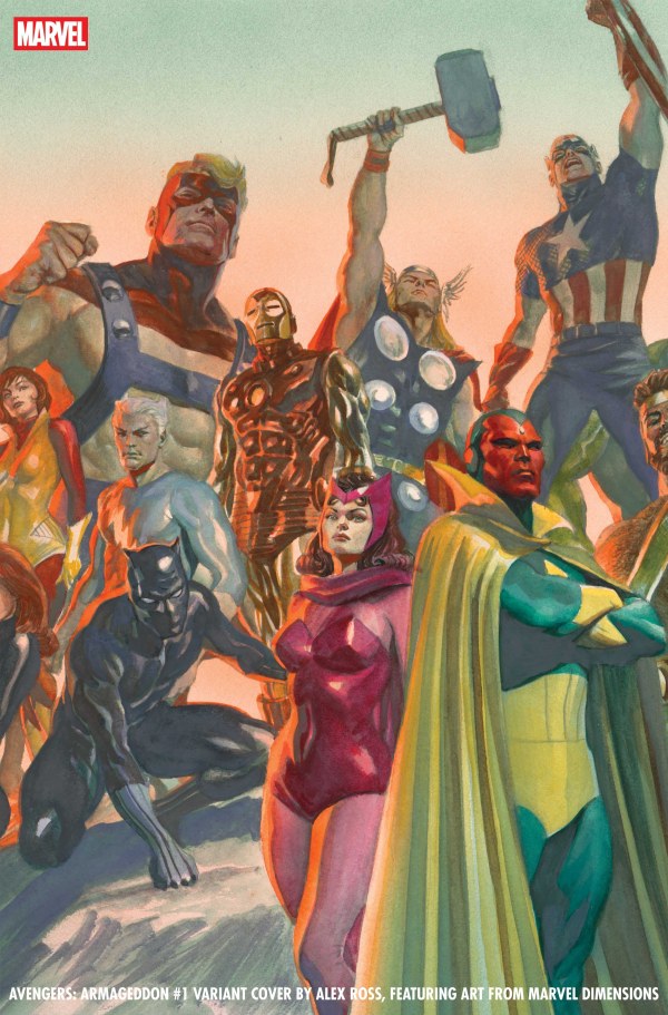AVENGERS: ARMAGEDDON #1 ALEX ROSS MARVEL DIMENSIONS VAR
