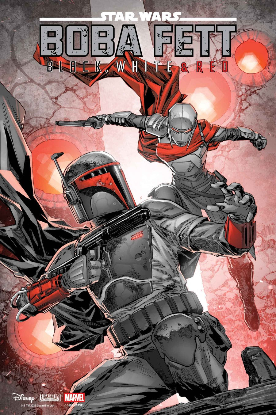 STAR WARS: BOBA FETT - BLACK, WHITE & RED #4 MAIN CVR