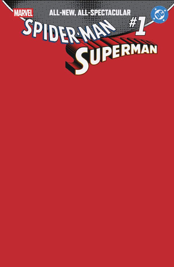 MARVEL/DC: SPIDER-MAN/SUPERMAN #1 BLANK VAR