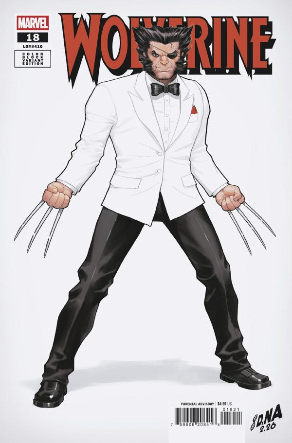 WOLVERINE #18 DAVID NAKAYAMA COLOR BLOCK WHITE VAR