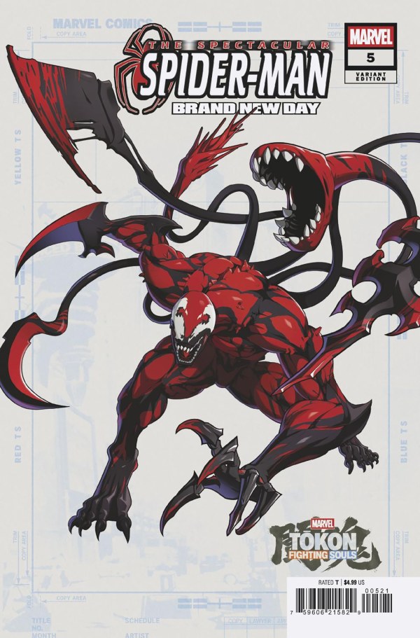 SPECTACULAR SPIDER-MAN: BRAND NEW DAY #5 MARVEL TOKON: FIGHTING SOULS VAR