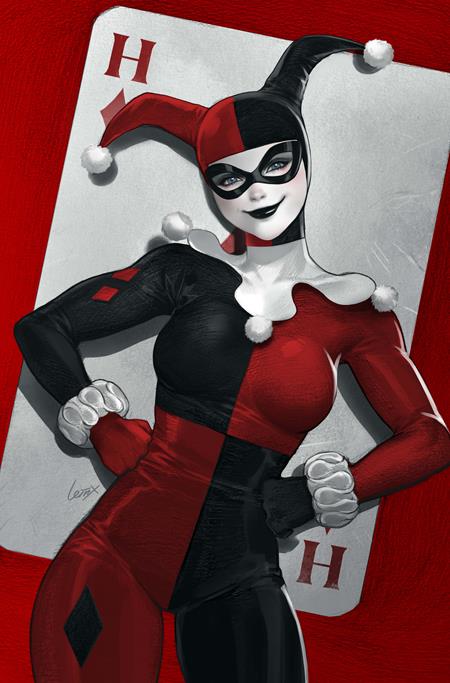 HARLEY QUINN #60 CVR E LESLEY LEIRIX LI WOMENS HISTORY MONTH CARD STOCK VAR