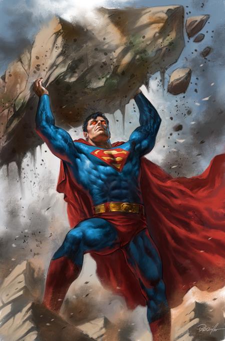 ADVENTURES OF SUPERMAN BOOK OF EL #7 (OF 12) CVR C LUCIO PARRILLO CARD STOCK VAR