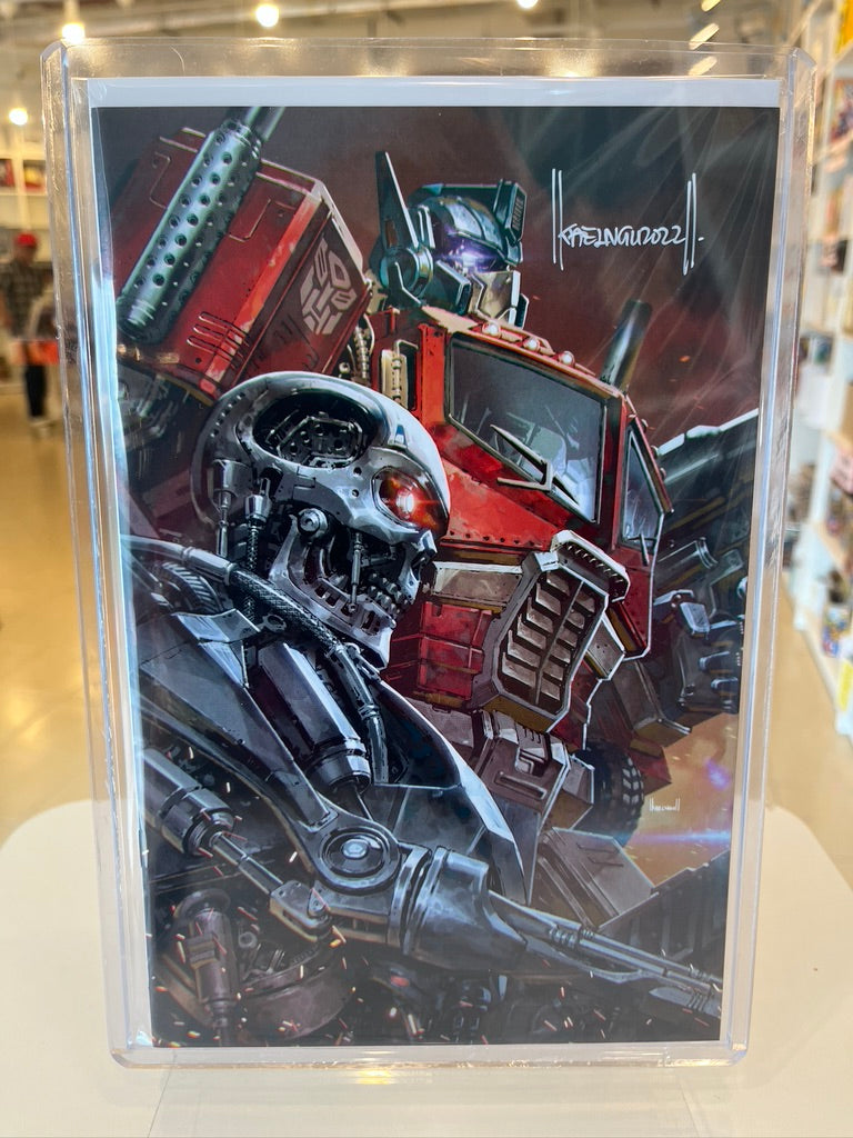 Transformers vs Terminator #1 SINGED by Kael Ngu with COA