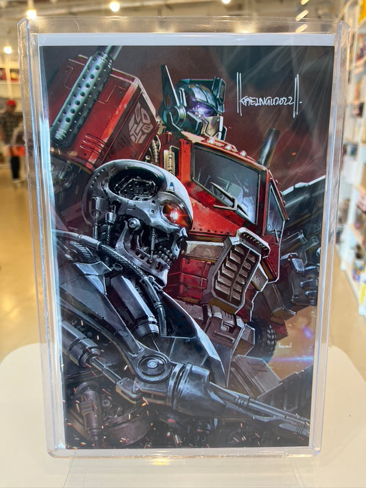 Transformers vs Terminator #1 SINGED by Kael Ngu with COA