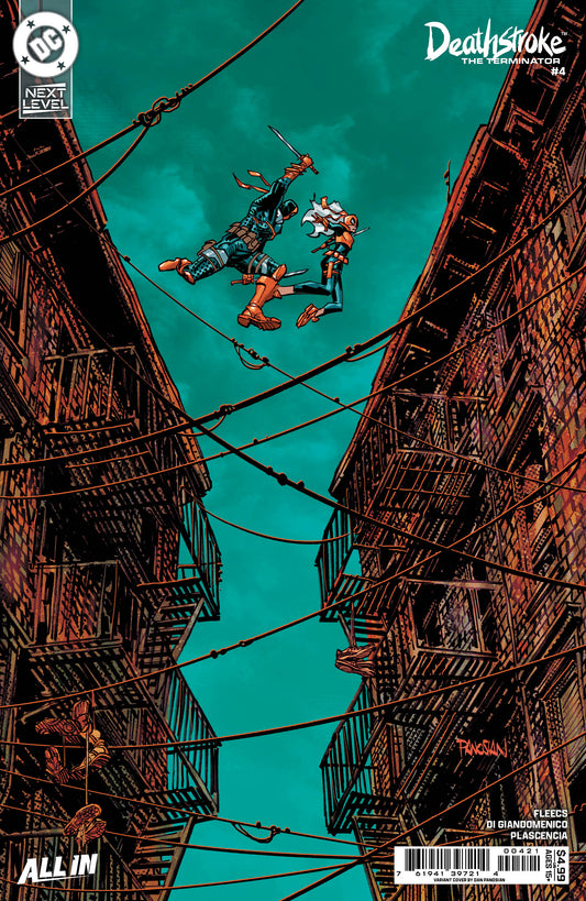 DEATHSTROKE THE TERMINATOR #4 CVR B DAN PANOSIAN CARD STOCK VAR