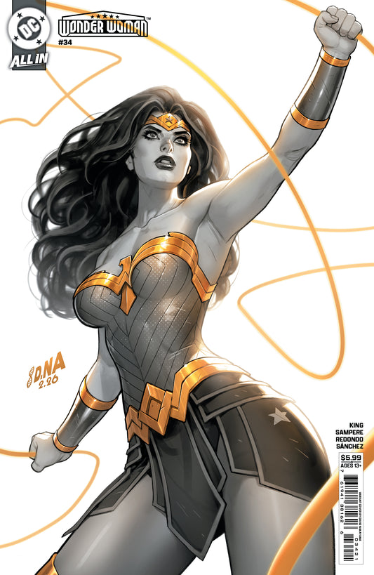 WONDER WOMAN #34 CVR B DAVID NAKAYAMA CARD STOCK VAR