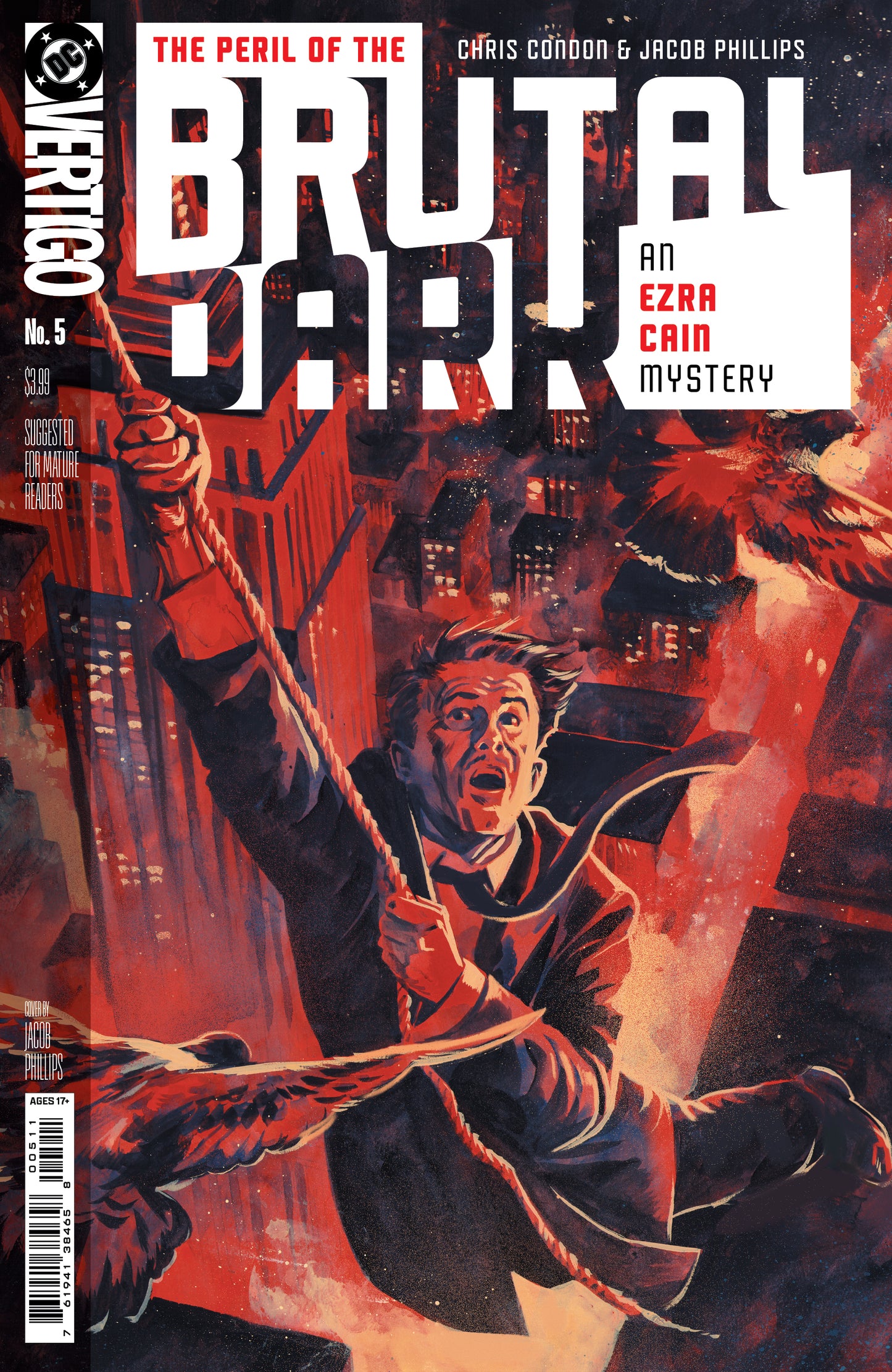 THE PERIL OF THE BRUTAL DARK AN EZRA CAIN MYSTERY #5 (OF 6) CVR A JACOB PHILLIPS (MR)