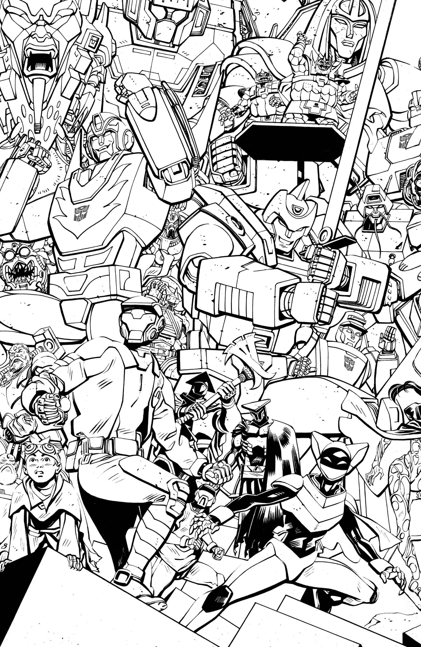 VOID RIVALS #31 CVR I TOM REILLY ENERGON UNIVERSE 3RD ANNIVERSARY B&W VAR