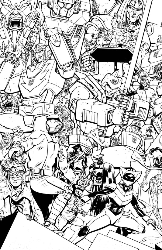 VOID RIVALS #31 CVR I TOM REILLY ENERGON UNIVERSE 3RD ANNIVERSARY B&W VAR