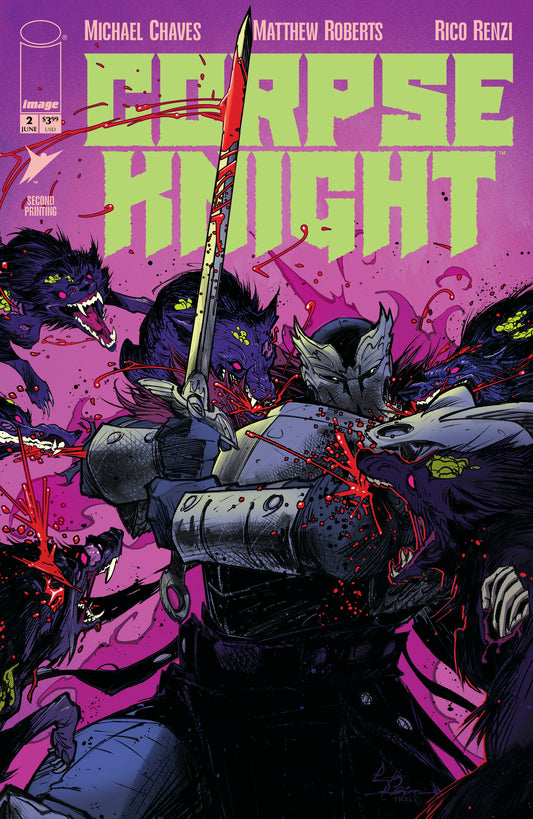 CORPSE KNIGHT #2 (OF 6) 2ND PTG (MR)