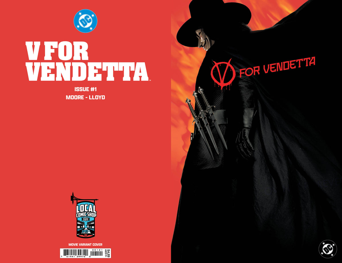 V FOR VENDETTA #1 FACSIMILE EDITION CVR B MOVIE CARD STOCK VAR (MR)