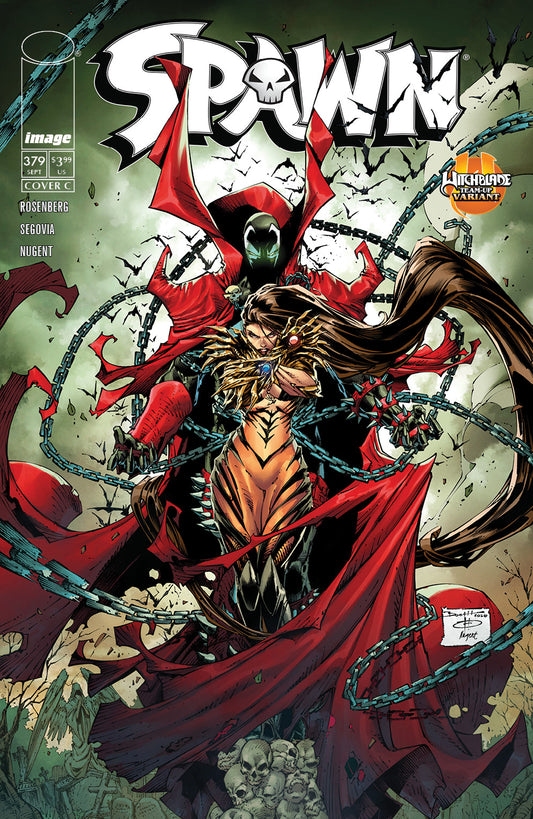 SPAWN #379 CVR C BRETT BOOTH WITCHBLADE TEAM UP VAR