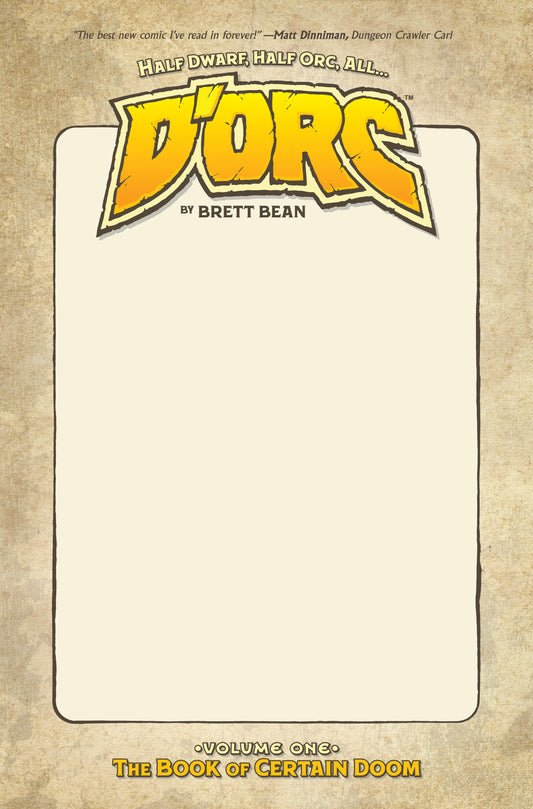 DORC TP VOL 01 2ND PTG DIRECT MARKET EXCLUSIVE BLANK SKETCH CVR