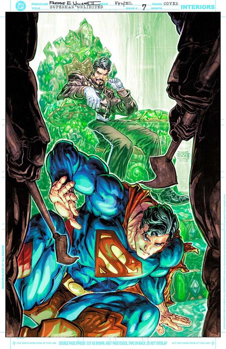 SUPERMAN UNLIMITED #7 CVR D FREDDIE E WILLIAMS II CARD STOCK VAR