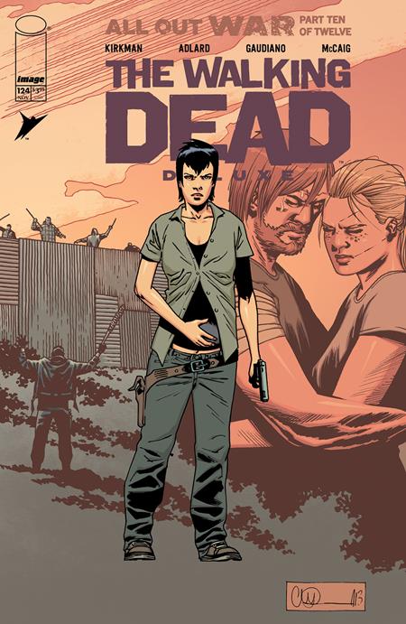 WALKING DEAD DELUXE #124 CVR C ZACH HOWARD & NELSON DANIEL CONNECTING VAR (MR)