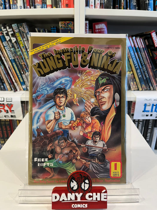 THE INVINCIBLE FOUR OF KUNGFU & NINJA #1 MAIN CVR