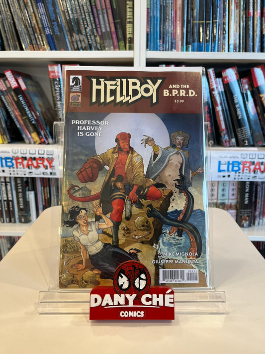 HELLBOY AND THE B.P.R.D: PROFESSOR HARVEY IS GONE #1 MAIN CVR