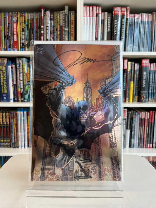 Batman #158 SIGNED by JIM LEE (Main Cvr-Foil Var)