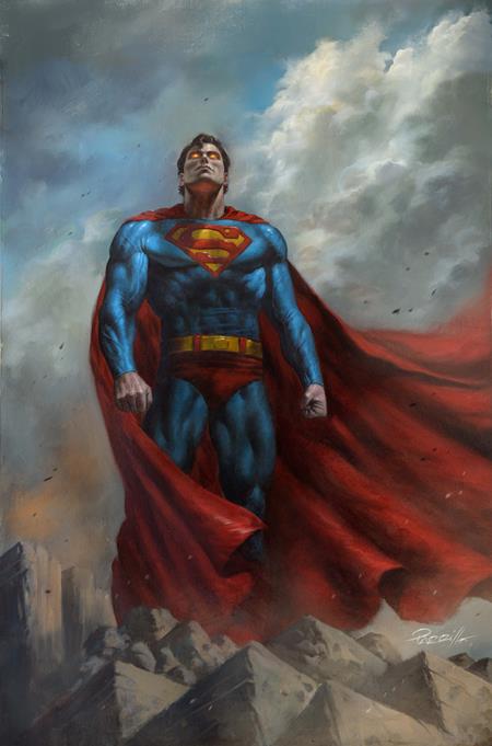 ADVENTURES OF SUPERMAN BOOK OF EL #5 (OF 12) CVR C LUCIO PARRILLO CARD STOCK VAR