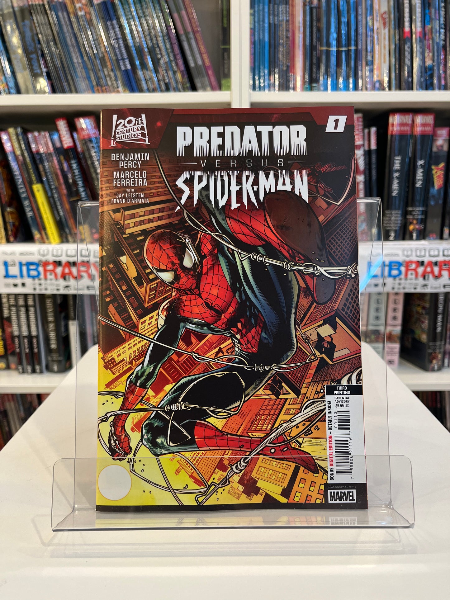 Predator vs. Spider-Man #1 (3rd Printing Main Cvr)
