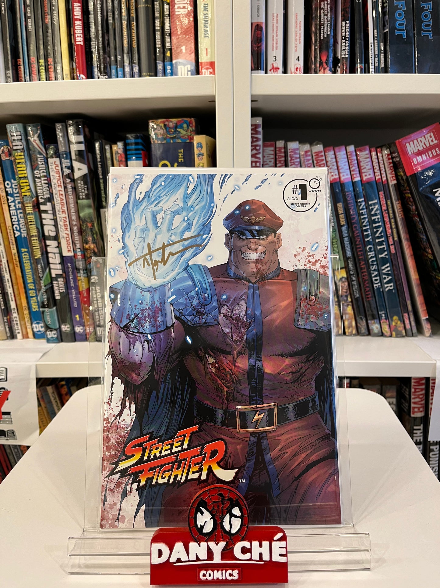 STREET FIGHTER #1 SIGNED BY TYLER KIRKHAM