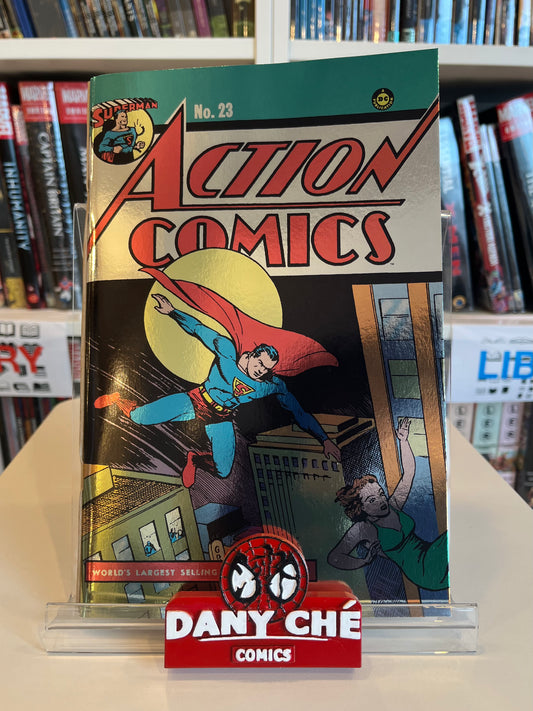 ACTION COMICS #23 FACSIMILE EDITION (JOE SHUSTER FOIL VAR)