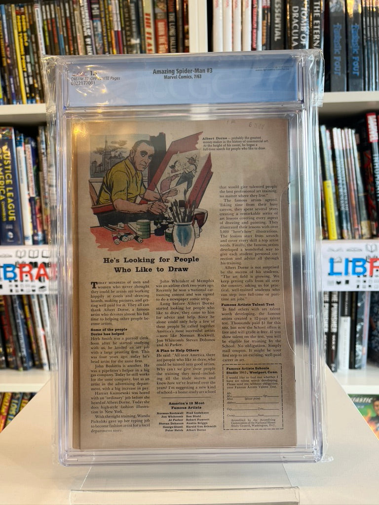 The Amazing Spider-Man #3 CGC 1.5 (1963)