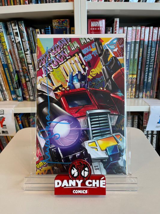 TRANSFORMERS #16 BIG TIME COLLECTIBLES MICO SUAYAN VIRGIN VAR (SIGNED BY MICO SUAYAN)