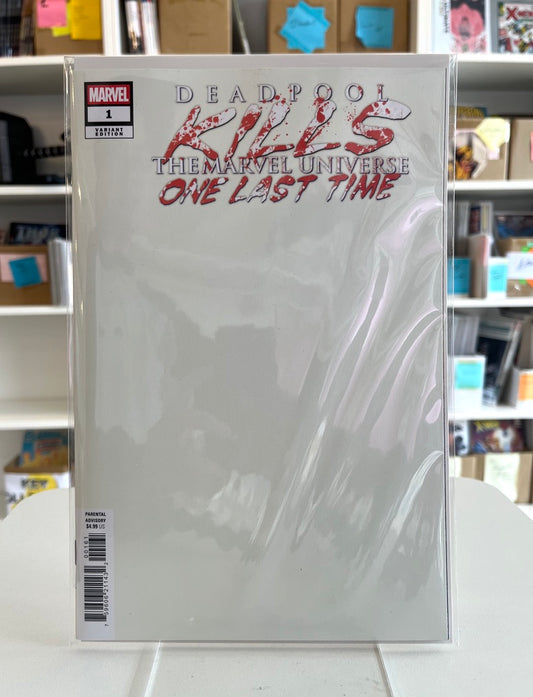 Deadpool Kills The Marvel Universe One Last Time #1 (Blank April Fools Var)