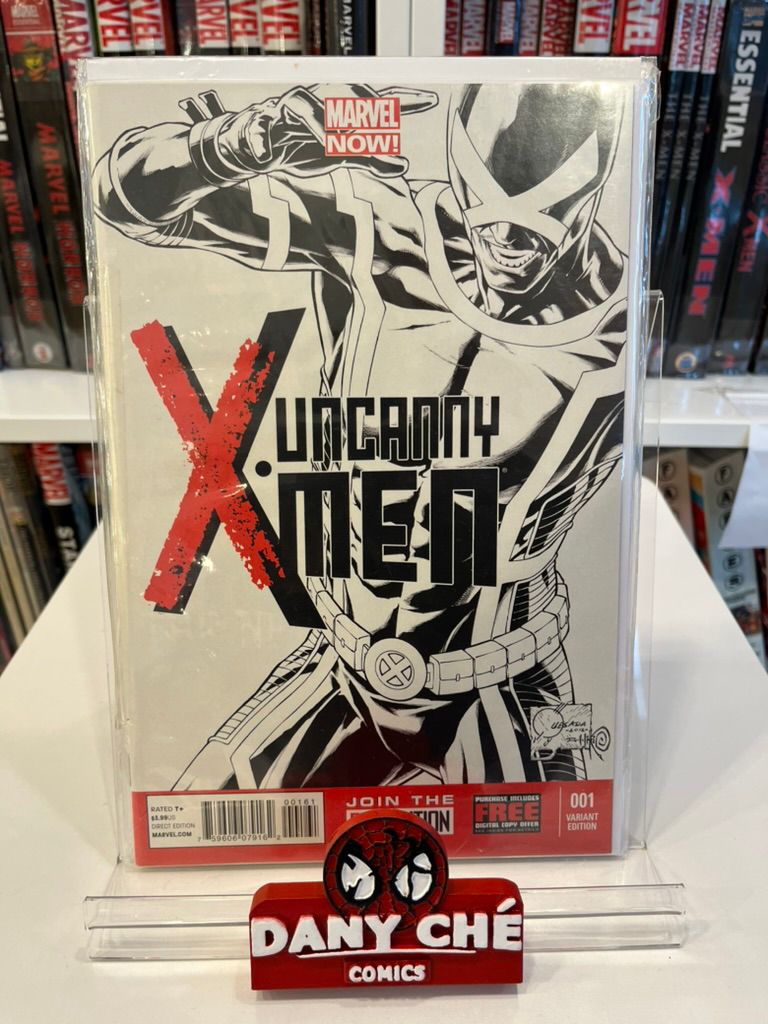 UNCANNY X-MEN #1 JOE QUESADA B/W INCENTIVE VAR 1:150