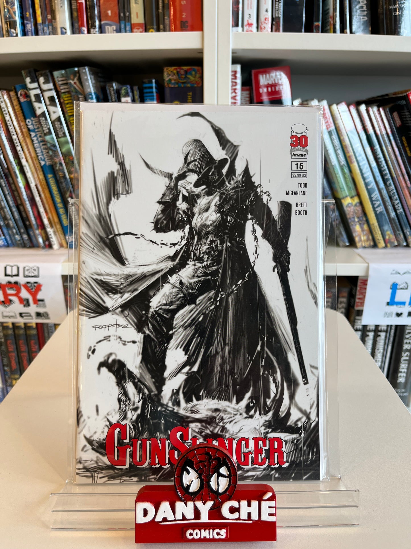 GUNSLINGER SPAWN #15 PUPPETEER LEE SKETCH VAR