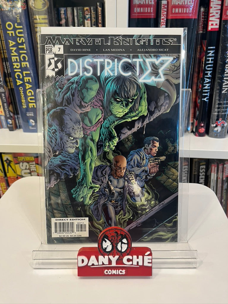 DISTRICT X #7-#12 (SET OF 6) - UNDERGROUND STORY ARC