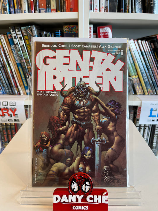 GEN-THIRTEEN #1 SIMON BISLEY BARBARI-GEN VAR
