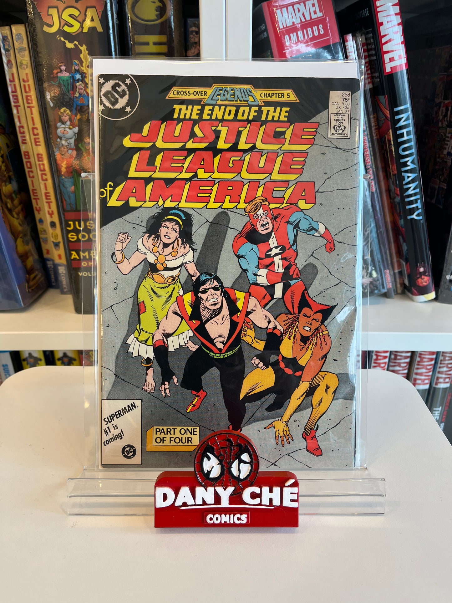 THE END OF JUSTICE LEAGUE COMPLETE (SET OF 4)