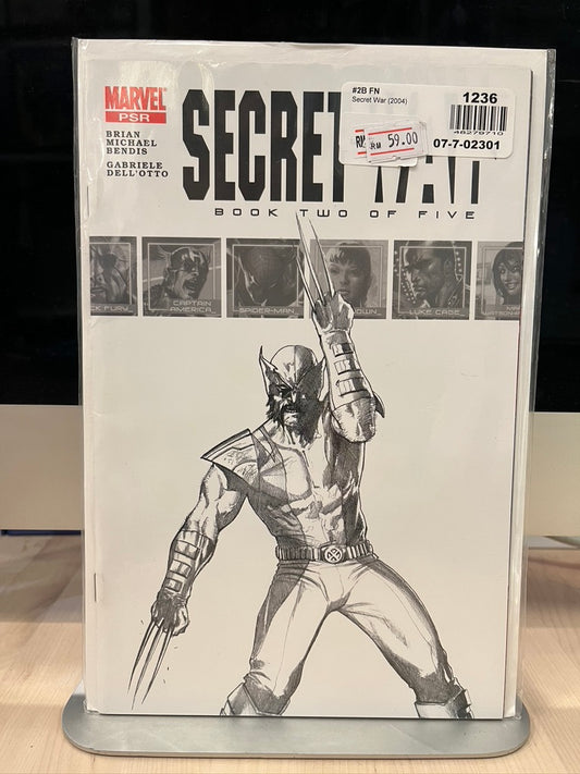 Secret War #2 (2nd Printing Sketch Var)