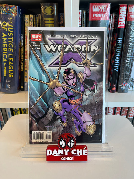 WEAPON X COUNTDOWN TO ZERO COMPLETE (SET OF 3)