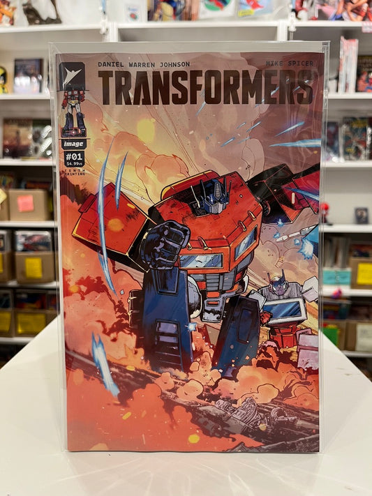 TRANSFORMERS #1 Tenth Printing Cvr I Bressan & Lucas Optimus Prime Connecting Var