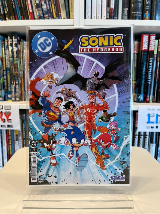 DC X Sonic The Hedgehog #1 (2nd Printing Main Cvr)