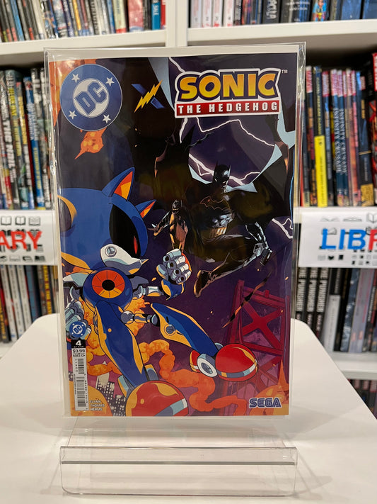 DC X Sonic The Hedgehog #4 (Main Cvr)