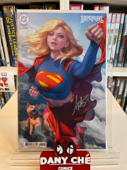 SUPERGIRL #3 SIGNED BY ARTGERM
